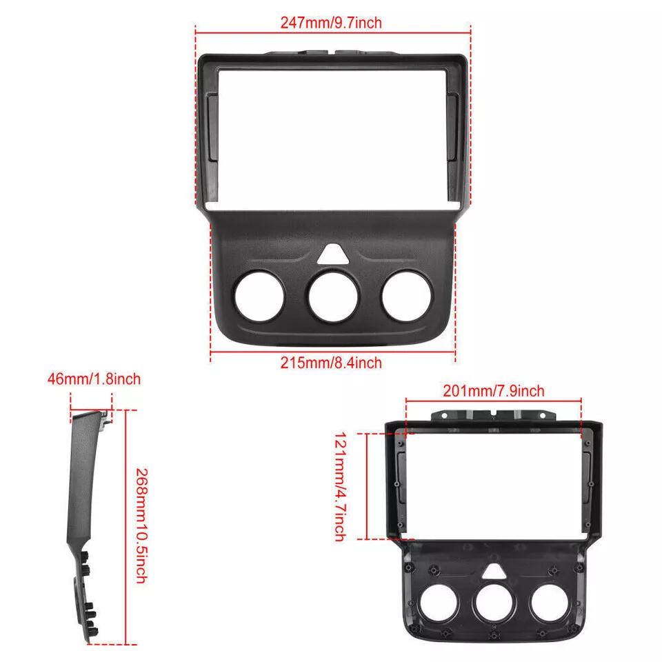 Android 13.0 Car Stereo Radio GPS Carplay For Dodge Ram 1500 2500 3500 2013-2018