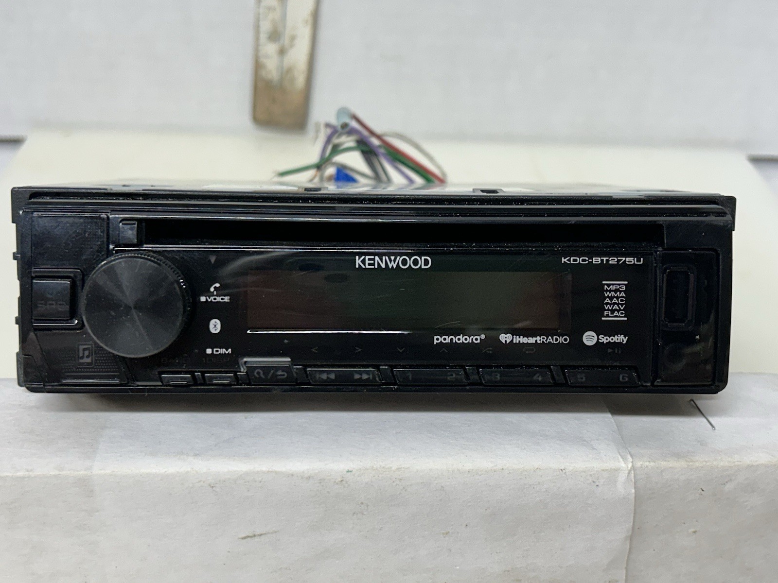Kenwood CD Receiver with Bluetooth (KDC-BT275U) Pre-owned Not Tested