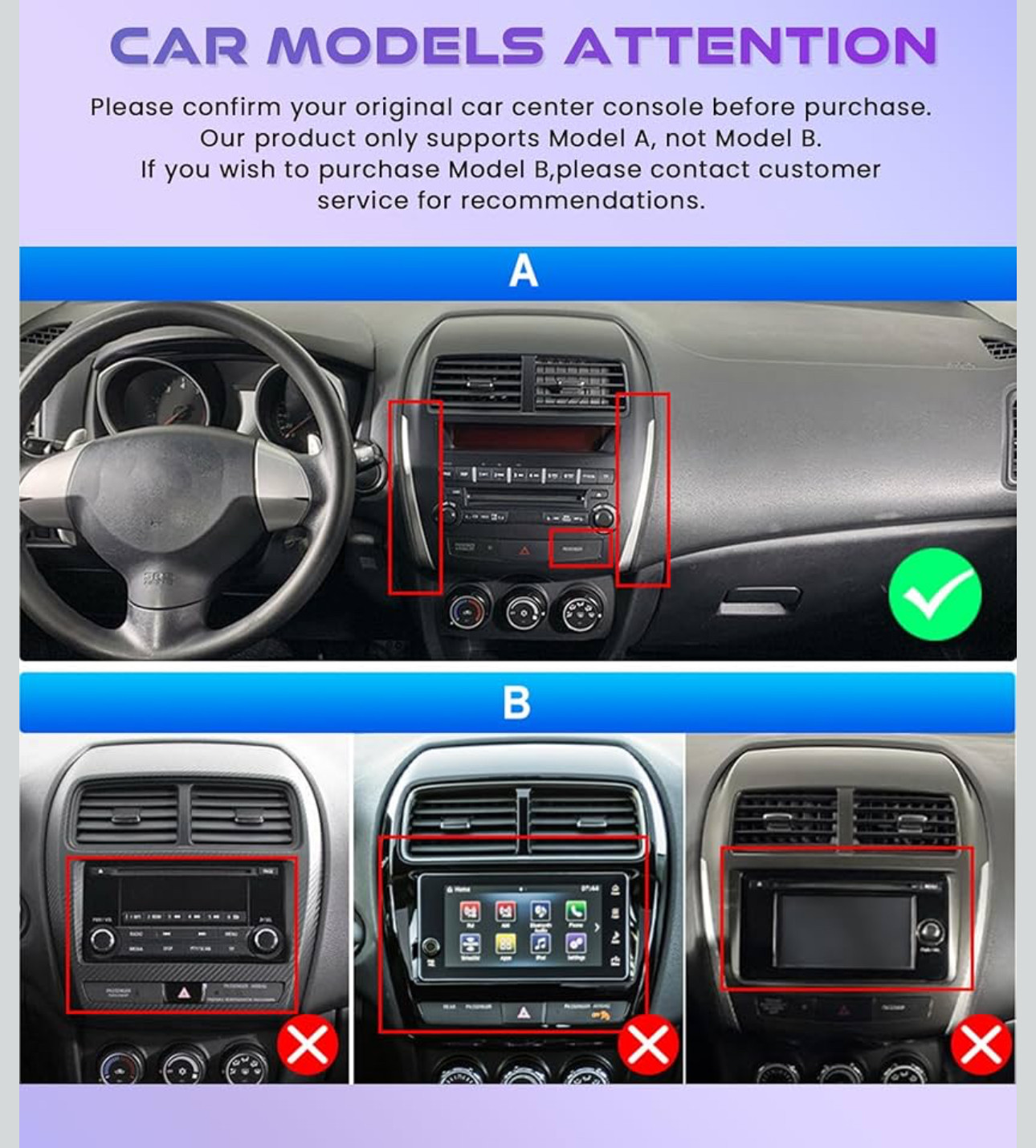 Android 15 Car Radio Mitsubishi Outlander Sport 2011-2017 4GB+128G 10.1″ Screen