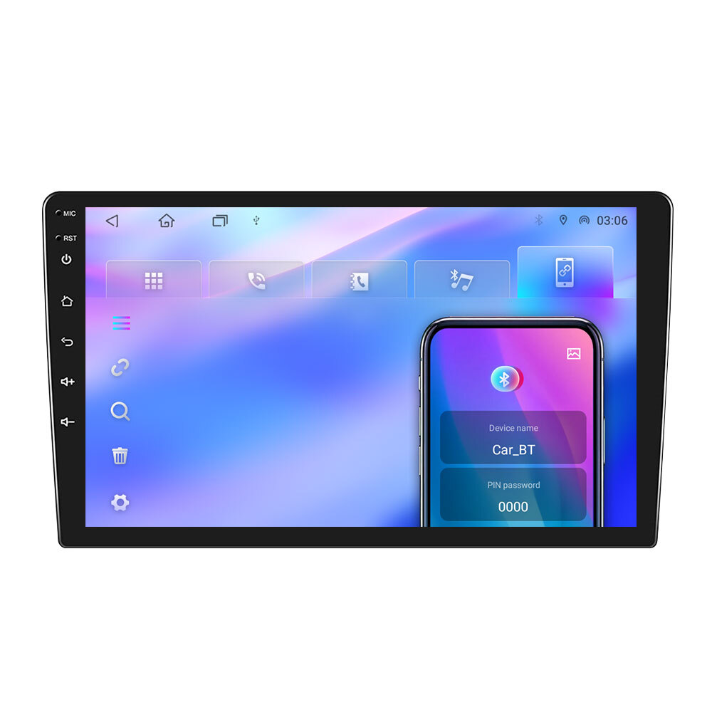 Universal 9″10.1″Car Video Player GPS Navi Touchscreen Wireless Carplay RDS DSP