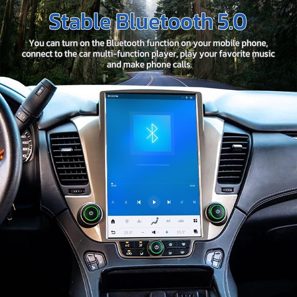 For Chevrolet Tahoe GMC Yukon 2014-2020 14.4″ Android Tesla GPS Radio Big Screen