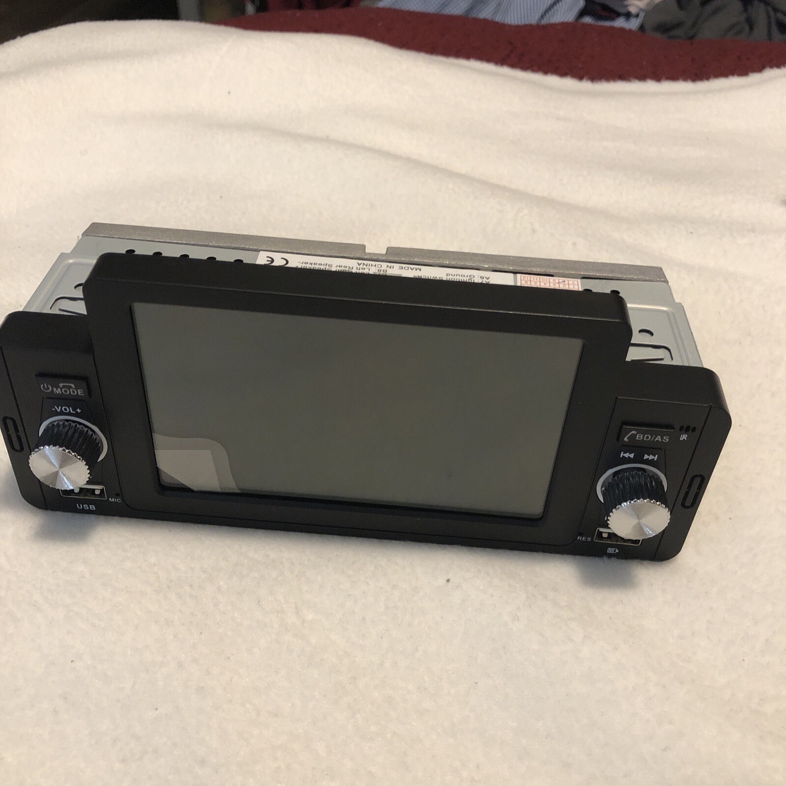 5 Inch Single Din Car Stereo Built-in Apple CarPlay/Android Auto/Mirror-Link