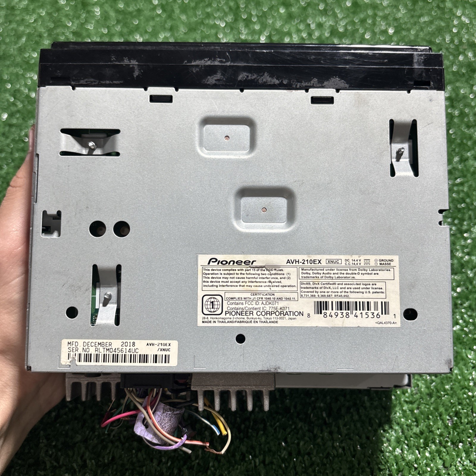 Pioneer AVH-210EX CD/DVD Radio Tested And Working Perfectly!