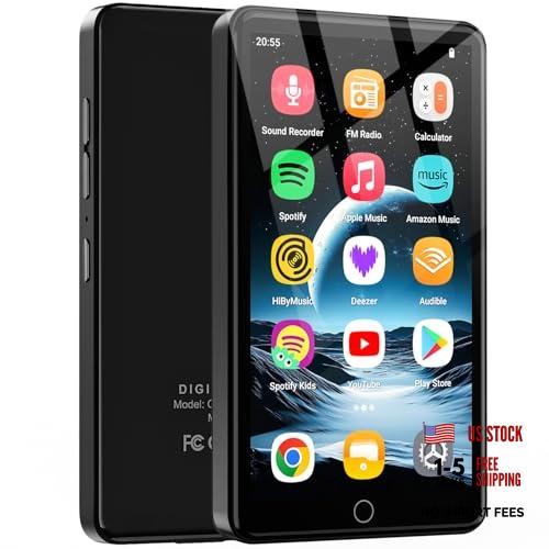 160GB Android 13 MP3 Player with Bluetooth and WiFi – 4.02″ IPS HD Touch Screen