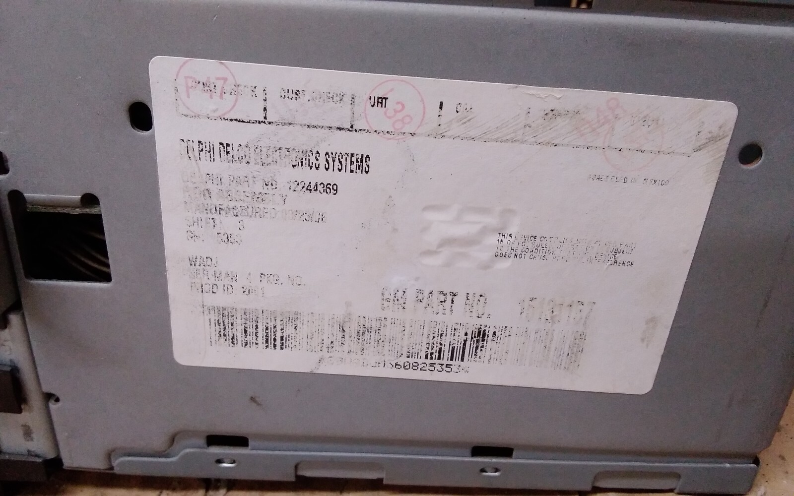 2006 CHEVROLET SILVERADO 1500 AM FM RADIO ID- 15131157 LOCKED!!!!!