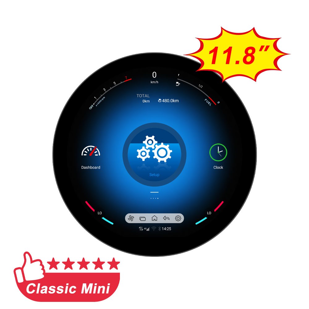 Android For BMW Mini Cooper R56 R60 2007-2014 Car Multimedia Video Player 11.8″