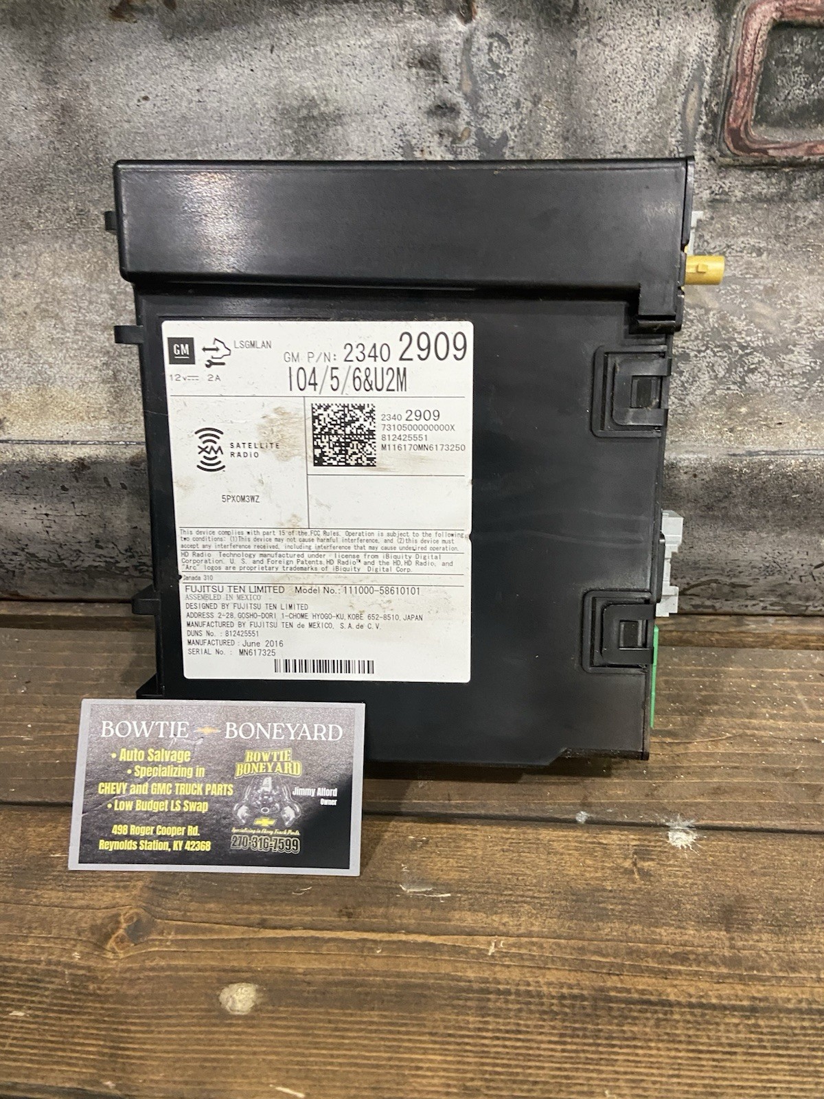 This is a Genuine GM Radio Receiver Assembly Module (GM Part Number: 23402909).