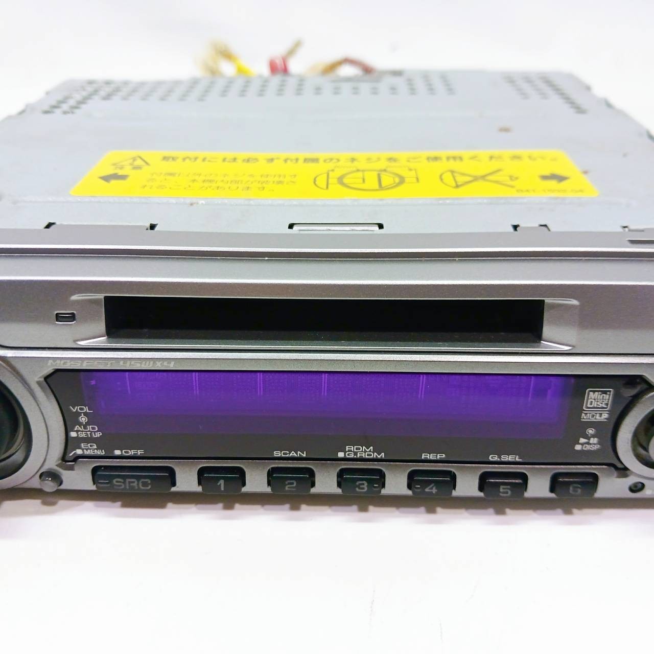 KENWOOD E212MD MD Receiver 1DIN Car Stereo Head Unit JDM Tested Japan BF282