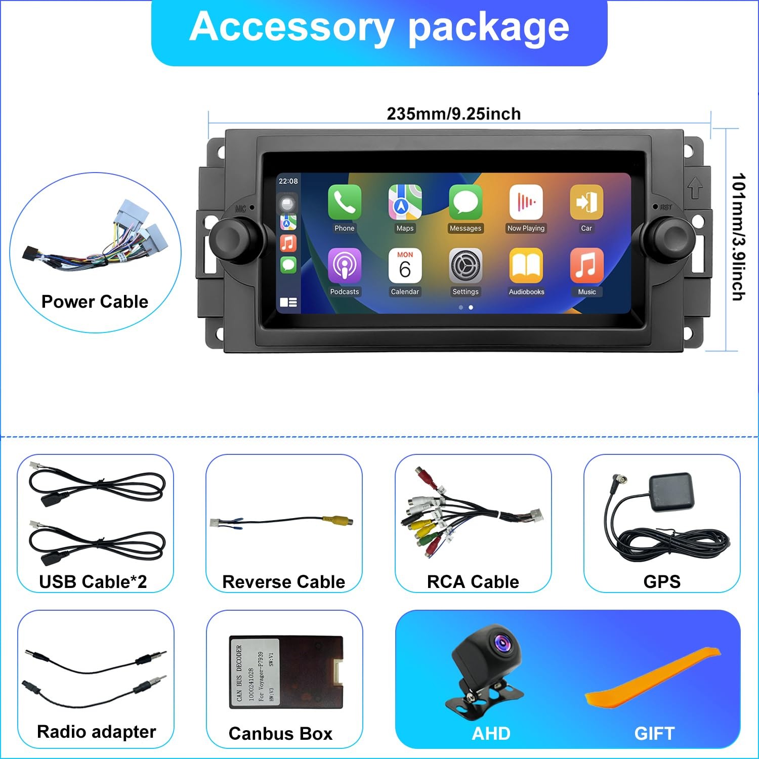 5G WiFi Radio for Dodge Ram 1500/2500/3500 2006-2008 & Jeep Grand Cherokee