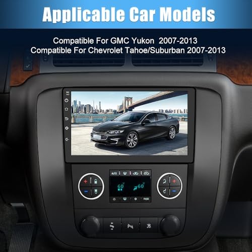 Car Radio Stereo Android 13 for GMC Yukon Chevy Silverado Tahoe Suburban 2007