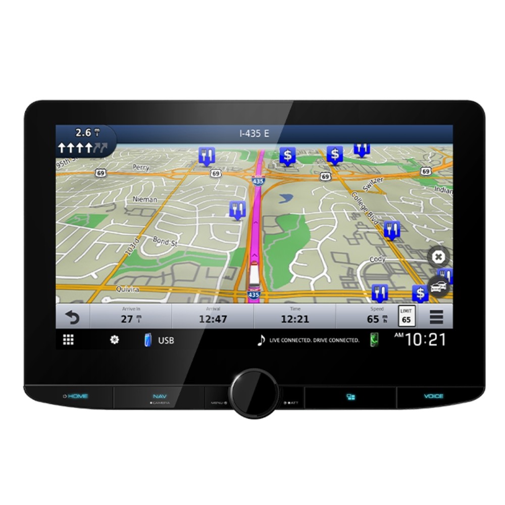 Refurbished Kenwood DNR1008RVS 10.1″ Multimedia and Android Auto & Apple CarPlay