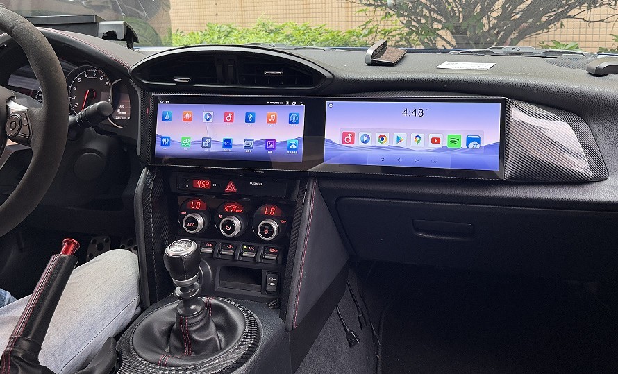 Carplay Dual Dual Screen Android GPS Car Radio Stereo for Toyota 86 Subaru BRZ