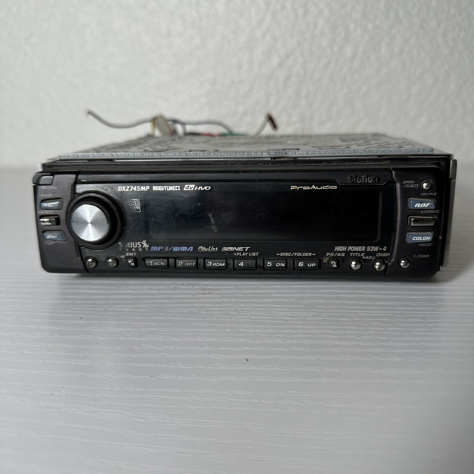 CLARION PROAUDIO DXZ745MP RECEIVER WITH VARIABLE COLOR DISPLAY *CLASSIC*