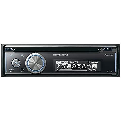 Pioneer Carrozzeria DEH-7100 CD USB Bluetooth Car Audio BK 1kg Japanese display