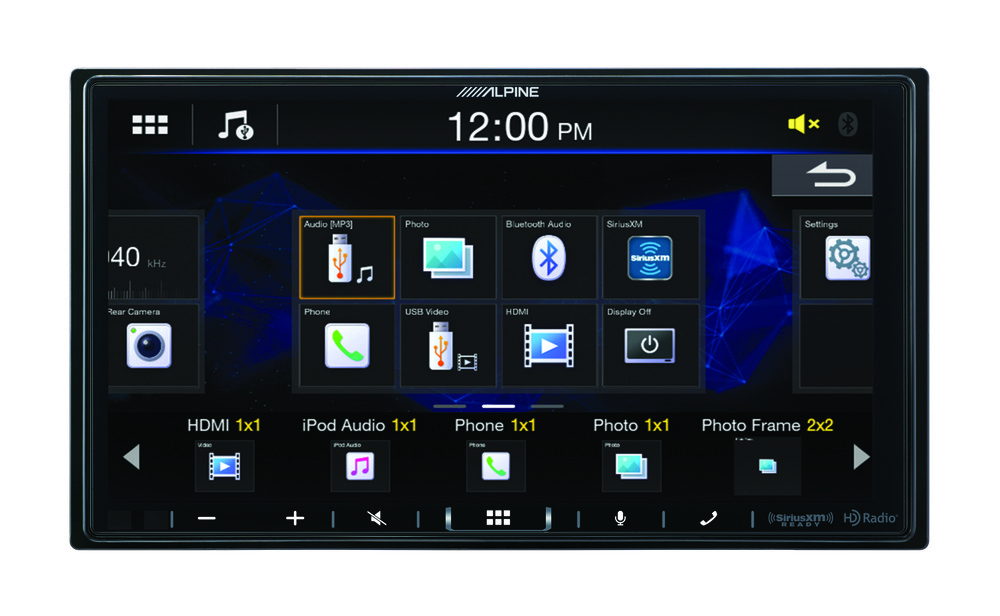 Alpine iLX-407 | 7″ Double DIN Multimedia Receiver + License Plate Camera