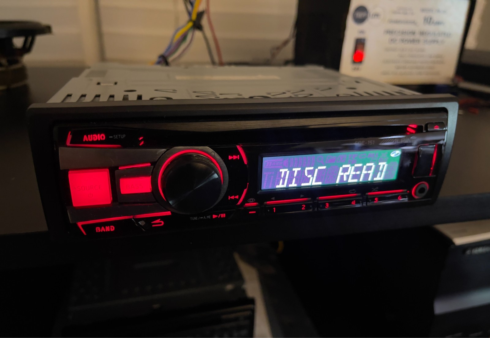 Alpine cde-151 in dash am/fm/cd player – Din Cd Player – All Parts