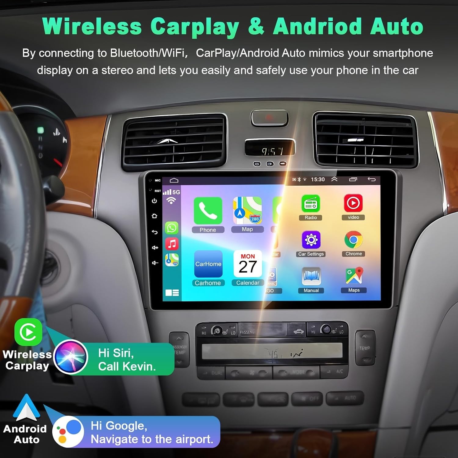 Advanced 4G Radio for Lexus ES250/300/330 – Includes Rear Camera & Navigation
