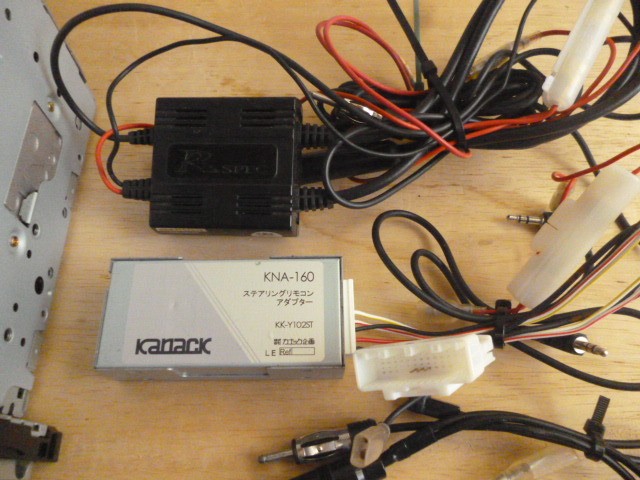 TOYOTA genuine car navigation audio 08545-00H70 with wiring.