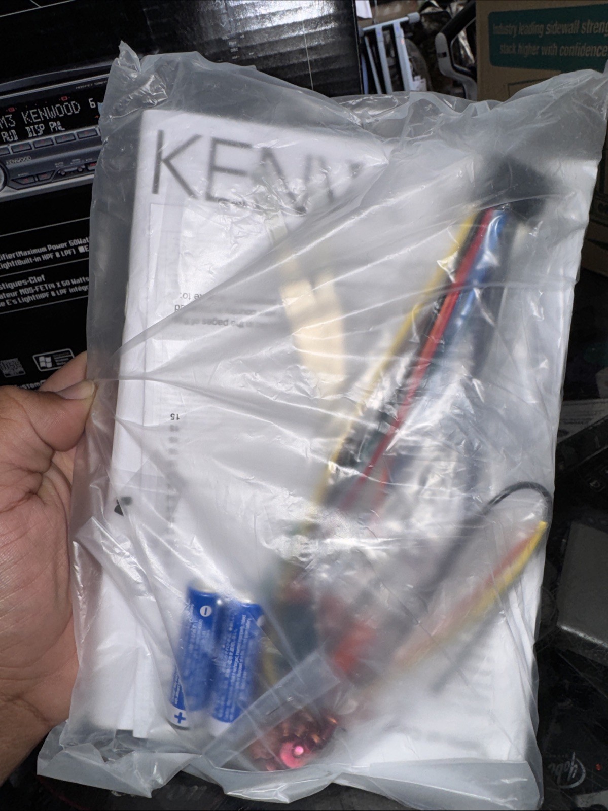 Kenwood KDC-MP825 CD/MP3/WMA receiver with CD changer controls