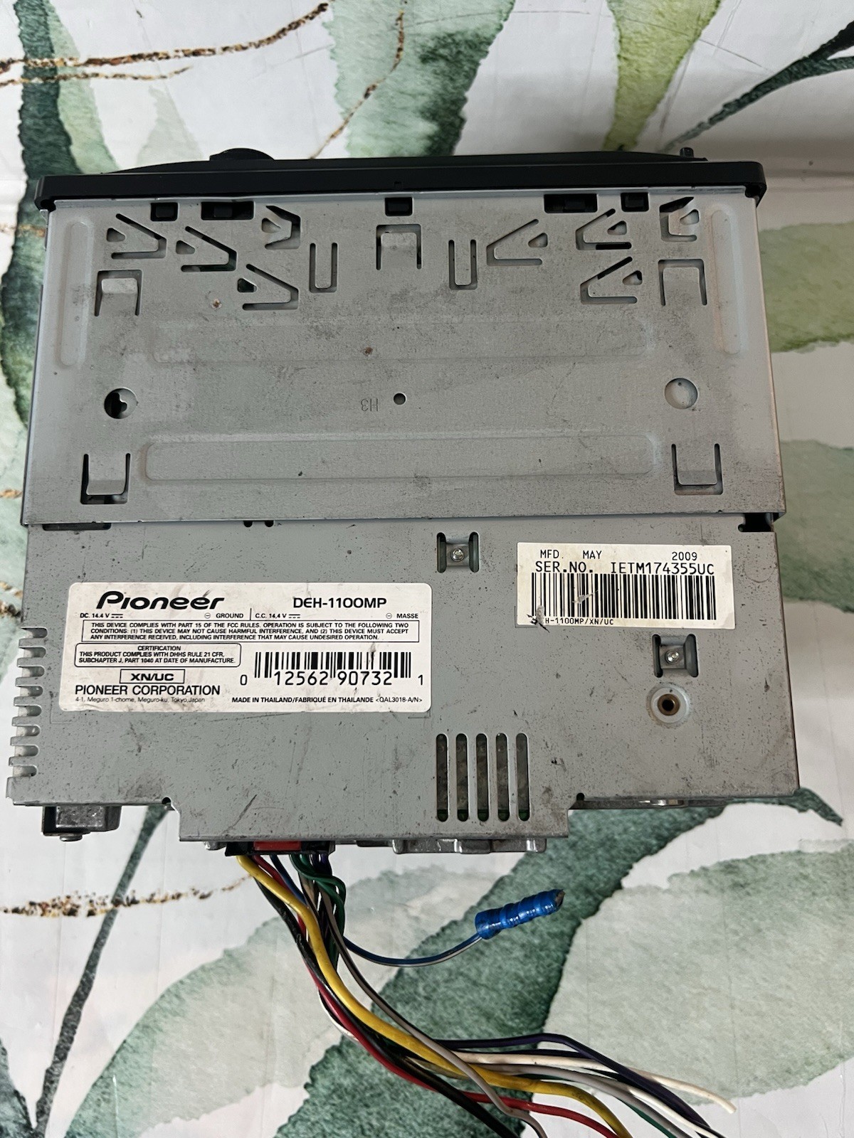 Pioneer DEH-1100MP CD Player In Dash Receiver