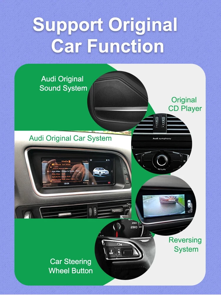 12.3 Inch Screen Android Car Stereo for Audi A3 S3 RS3 (2013-2018) Radio Unit
