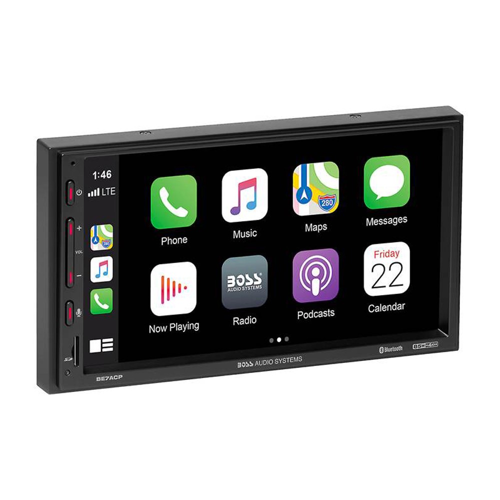 Open Box Boss BE7ACP 7″ Digital Multimedia with Apple CarPlay/Android Auto