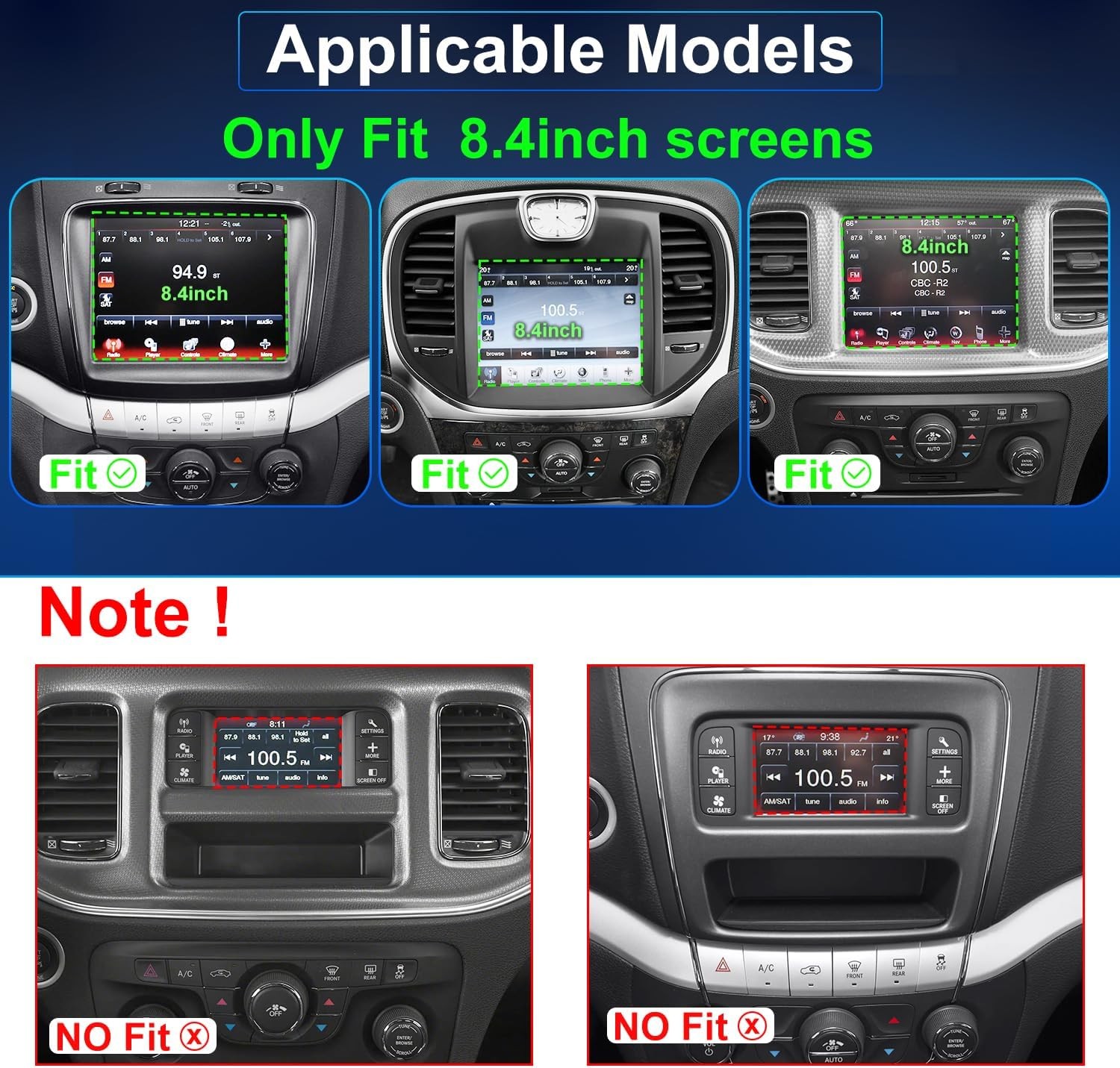 Car Stereo for Dodge Charger 2011-2014, Dodge Journey 2011-2020/Chrysler 300/300
