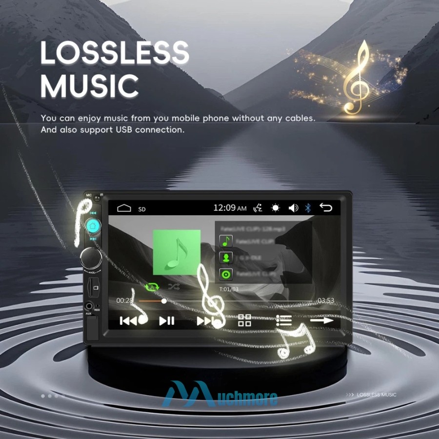 Double 2 Din 7″ IOS/Android 13 Car Stereo GPS Navi Radio Bluetooth CarPlay w/Cam