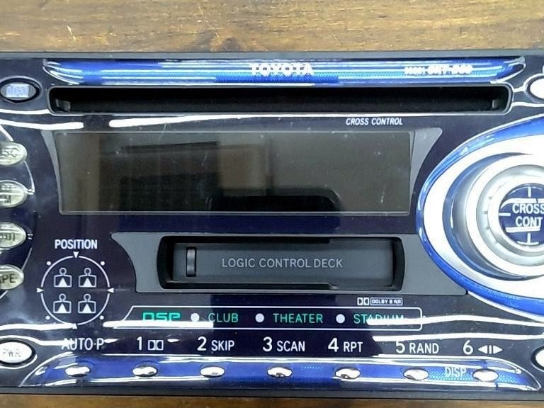 Fujitsu Ten CKT-D59 Cassette Deck Genuine OEM for Toyota Old School Car Audio JD