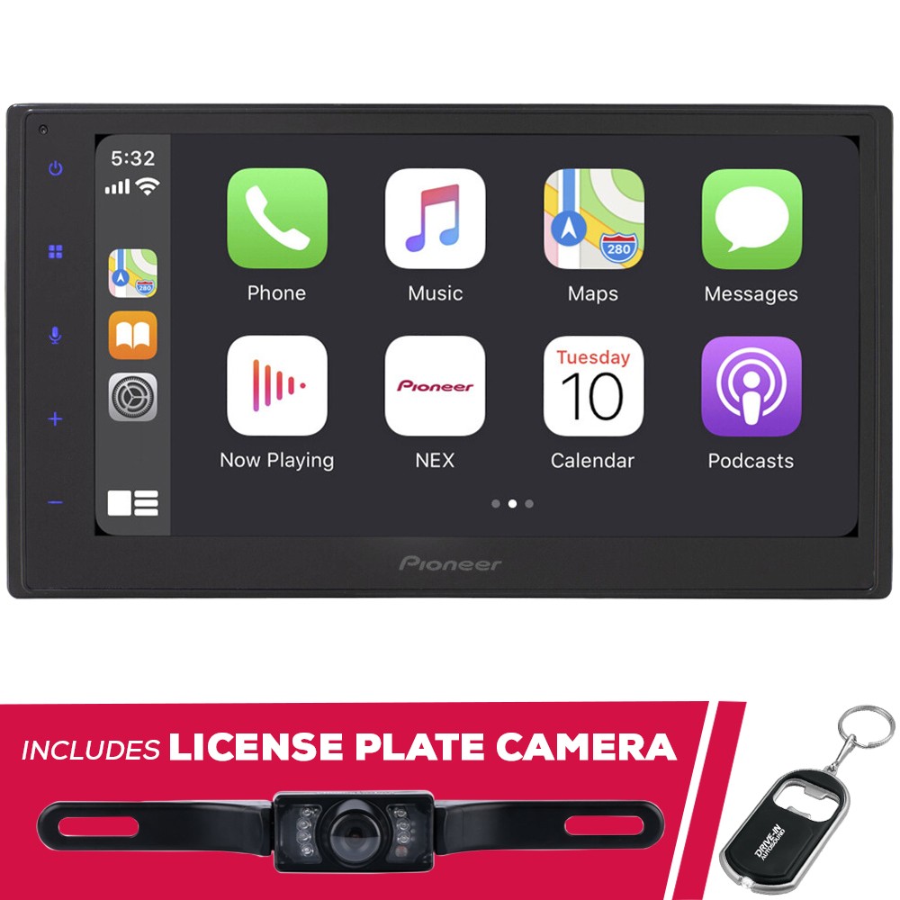 RFRB Pioneer DMH-1770NEX 6.8″ Multimedia with License Plate Camera