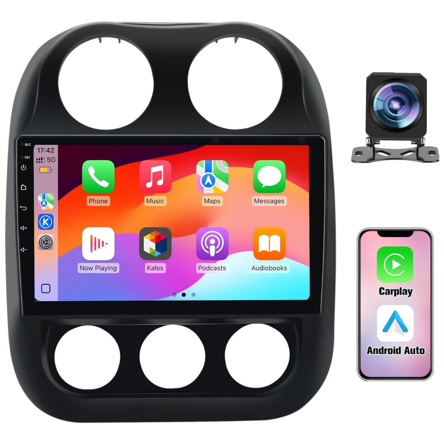 10″ Car Stereo for Jeep Compass Patriot with CarPlay Android