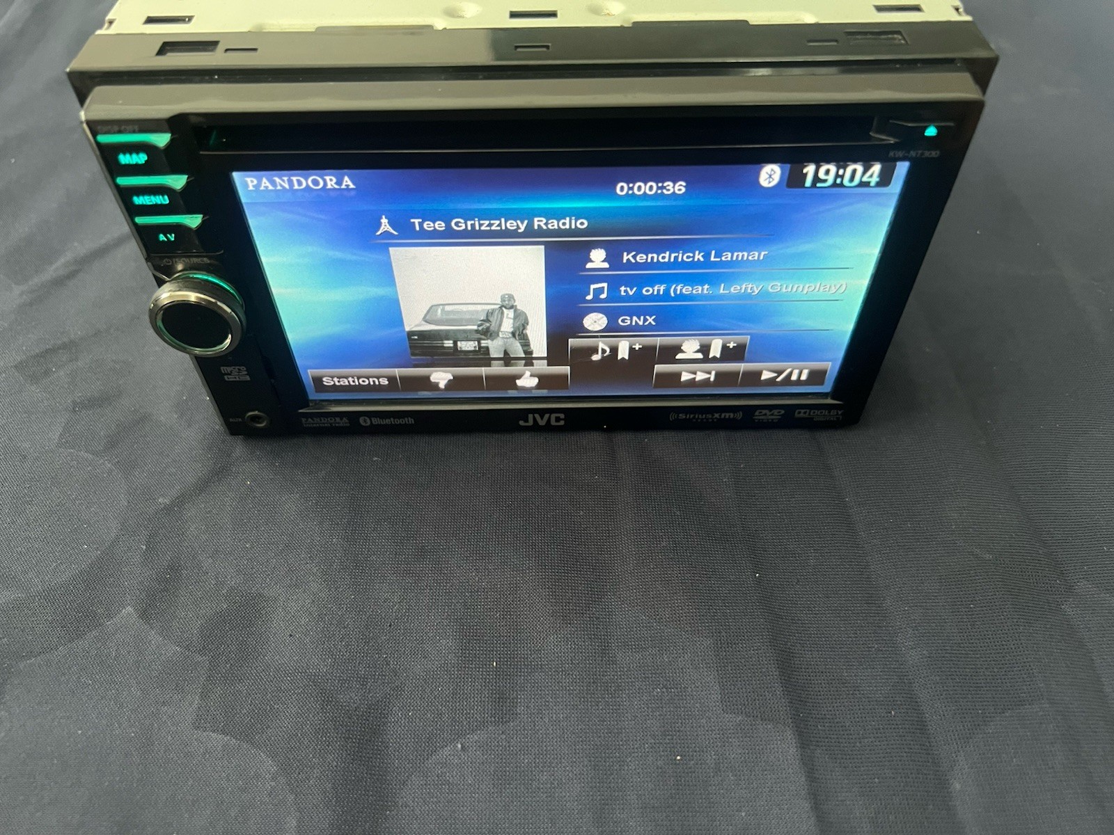 ⭐️Pre-Owned,TESTED⭐️ JVC CD|DVD|BT|USB| AM/FM-(KW-NT300)