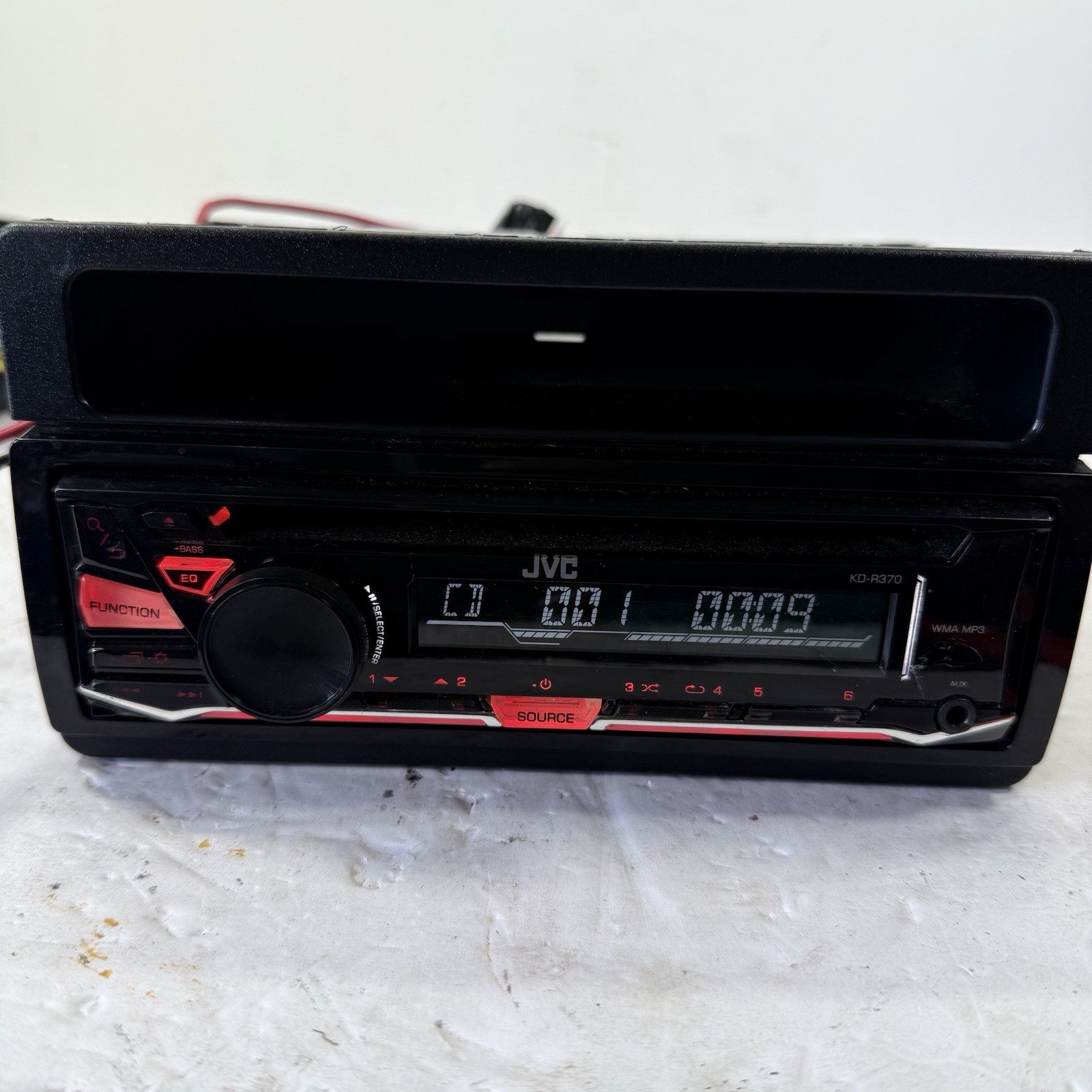 JVC KD-R370 CD AM/FM Front AUX Car Stereo Receiver | TESTED ✅