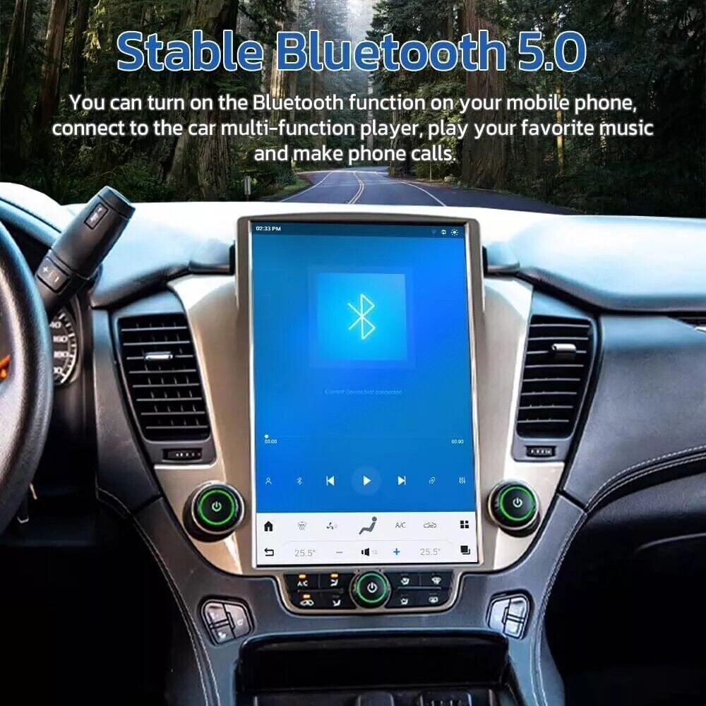 14.4″Car Stereo Radio Auto Android Carplay 8+128G For 14-20 Chevy Suburban Tahoe