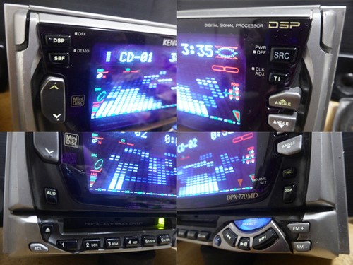 Kenwood DPX-770MD 2DIN CD MD Deck Player Working