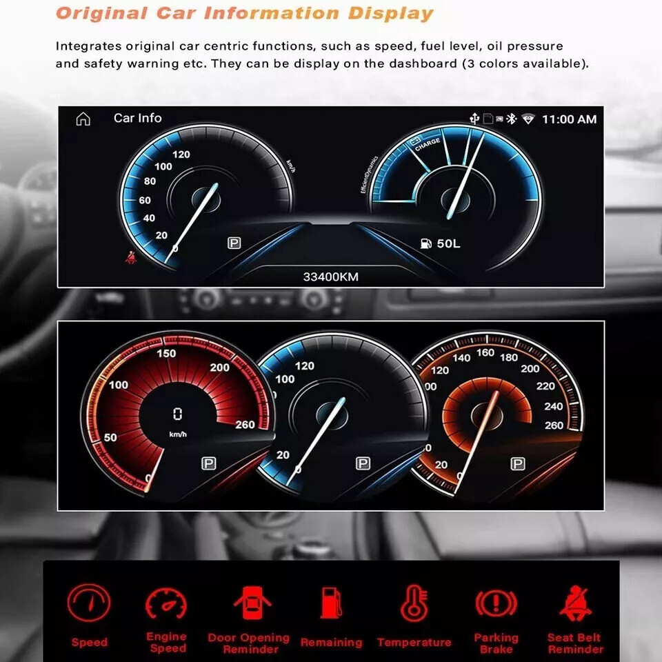 8.8″ Car Stereo Radio Auto Android GPS 8+128GB For 2008-2016 AUDI A4 S4 A5 MMI
