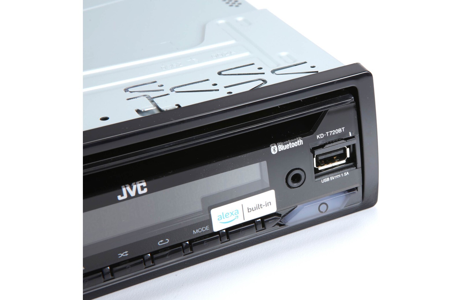 JVC KD-T720BT Bluetooth CD Player Android iPhone Alexa Pandora USB Aux MP3 AM FM