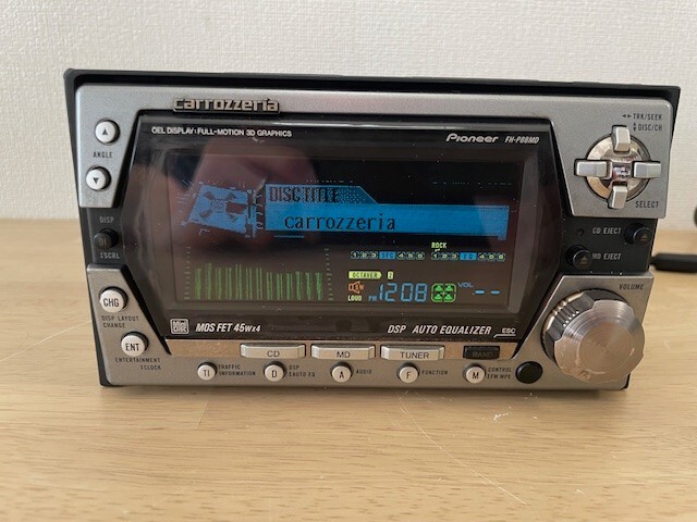 Pioneer carrozzeria FH-P88MD 2Din Car Audio CD MD Player Already Maintained