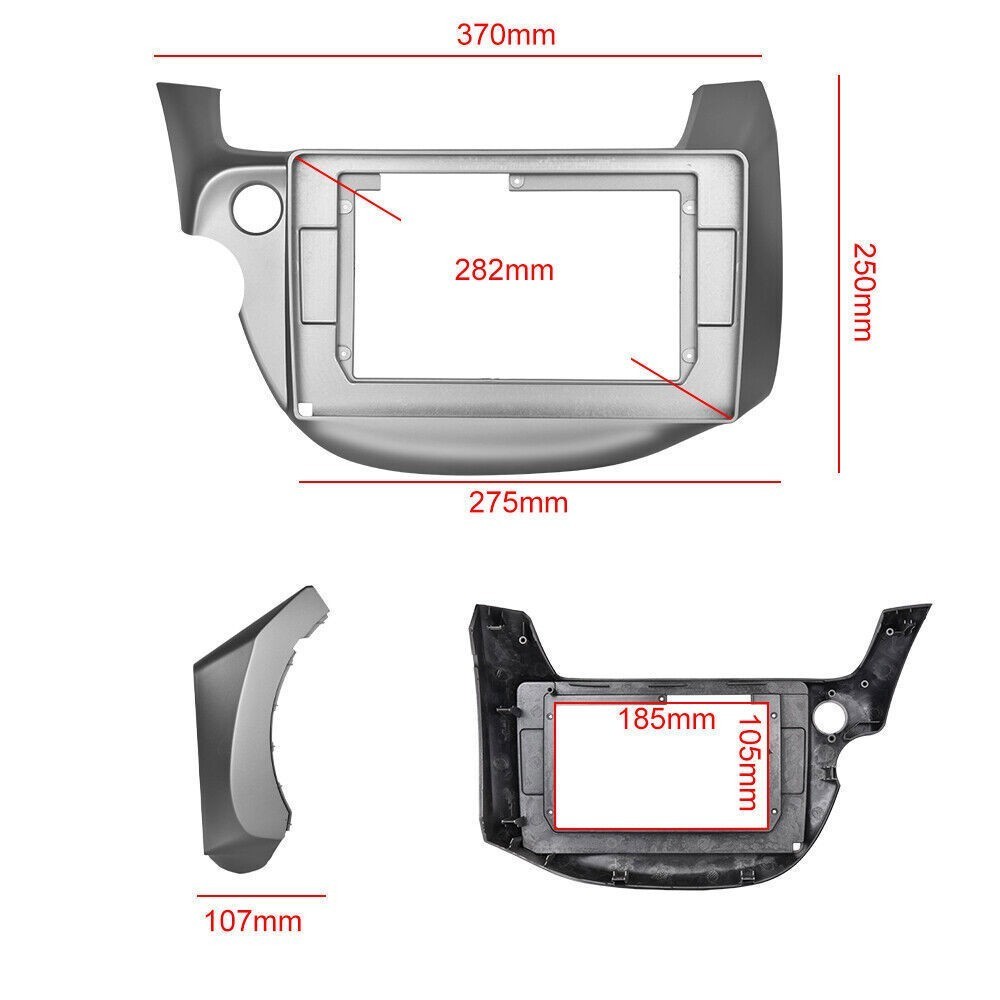 Radio Carplay For 2008-2013 Honda Fit Stereo 4+64G 10in Backup Cam Back Camera