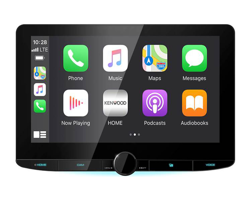 Kenwood DMX1037S 10.1″ Multimedia Receiver Apple CarPlay Android Auto BT SXM