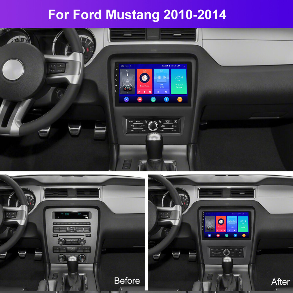 10″ Android 12 Car Radio Stereo Apple Carplay GPS Nav For Ford Mustang 10-14