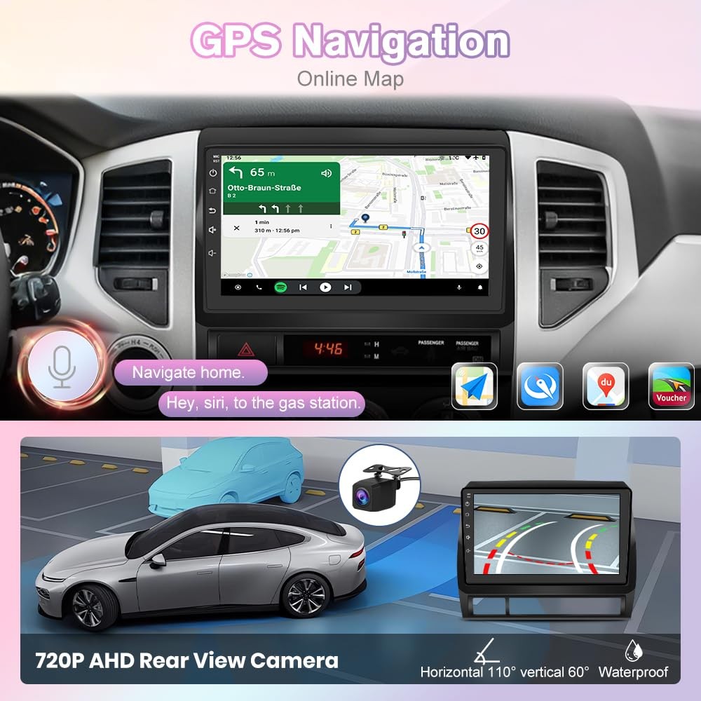 Junsun 5G Wifi Car Radio For Toyota Tacoma 2005-2015Support Jbl Sound