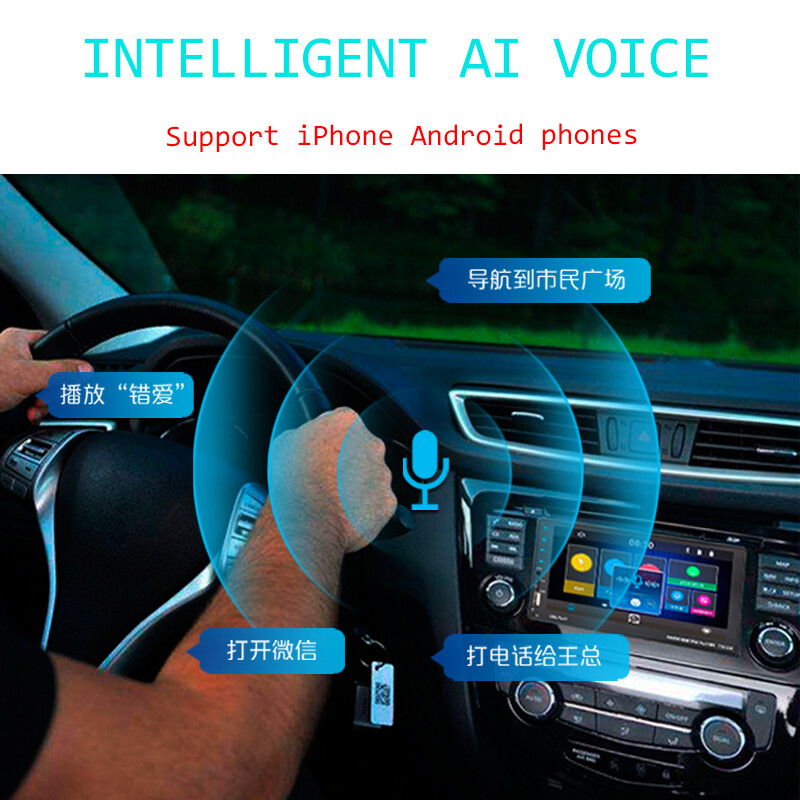 Single Din FM/AM radio Touch screen Bluetooth 10 inch Mirror Link Car MP5 Player
