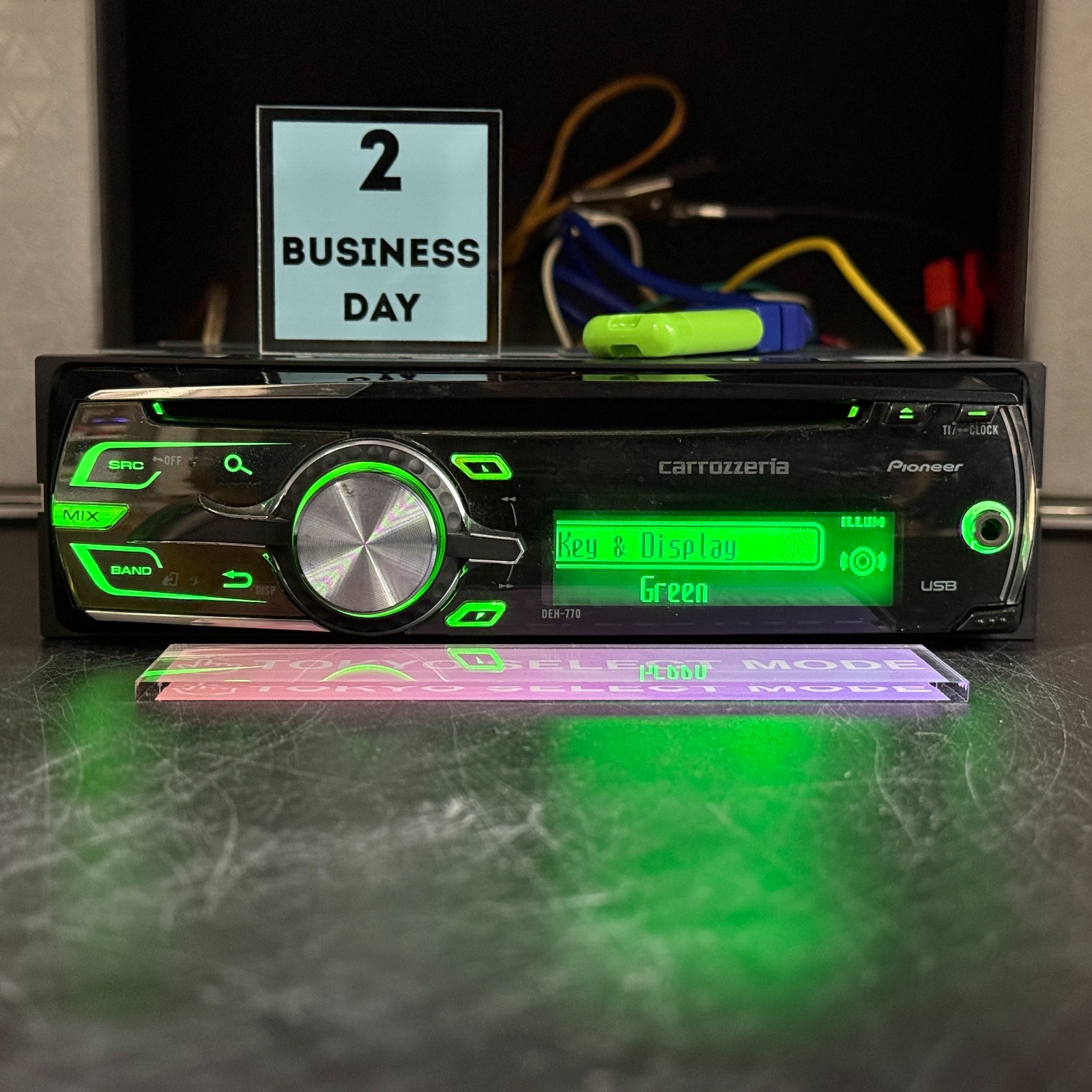 Pioneer Carrozzeria DEH-770 1DIN Car Audio Player CD USB AUX Tested JDM In Stock