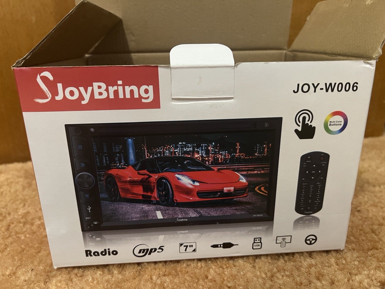 JoyBring JOY-W006 Double Din Stereo 7″HD With Hardware