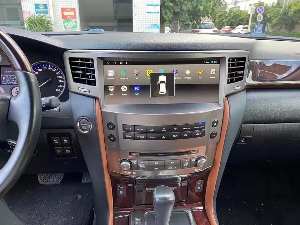 12.5″ Android Carplay Car Stereo Radio GPS Navi 4+32GB For 2007-2015 Lexus LX570