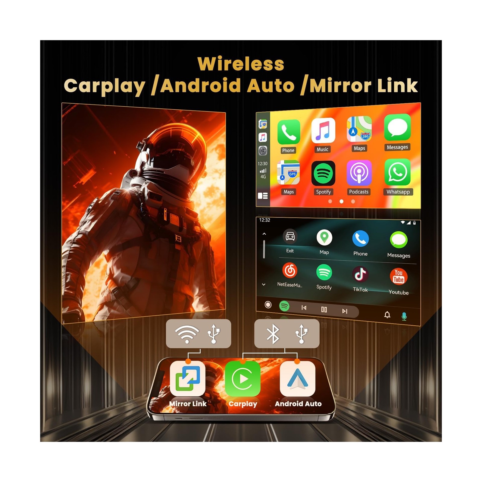 8 Core 4+64GB Android Car Stereo for Toyota Prius C (LHD) 2012 2013 2014, 9 I…