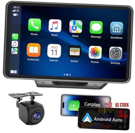 Carplay Wireless Portable Touchscreen Car Stereo Bluetooth Voice Control 7″