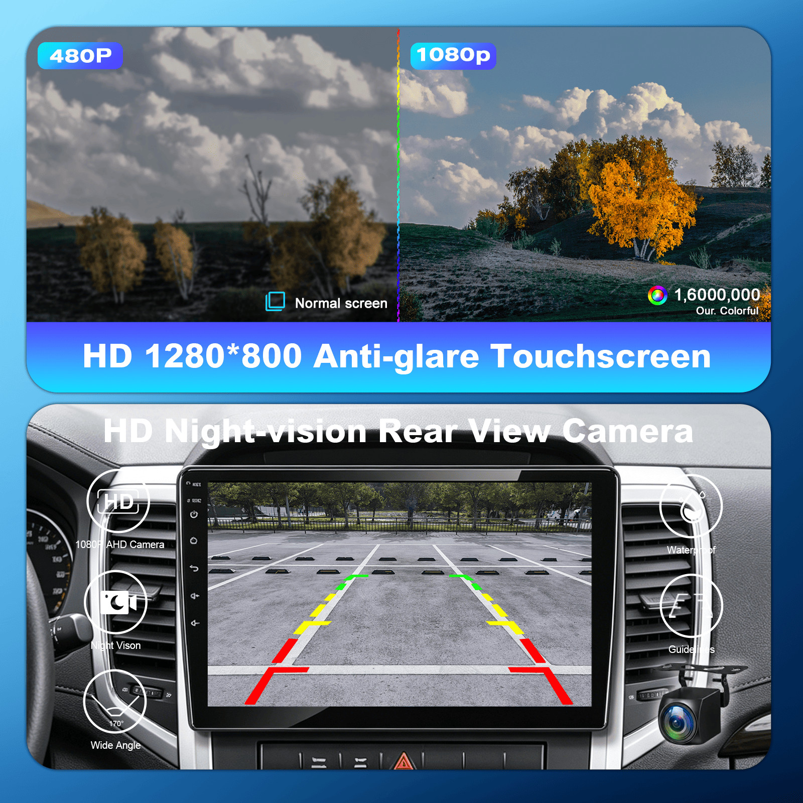8Core 4+64G Dodge Ram1500/2500/3500 09-12 10.1″ Android14 Radio,CarPlay Auto,SWC
