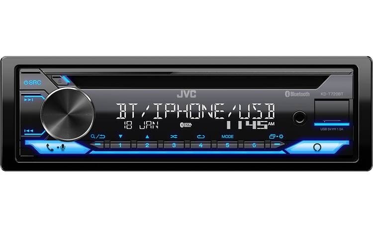 NEW JVC KD-T720BT 1-DIN, AM/FM/CD Car Audio Receiver w/ Bluetooth, USB
